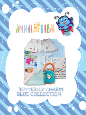 butterfly blue collection charm