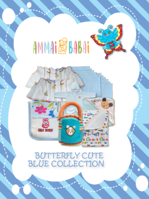 butterfly blue collection cute