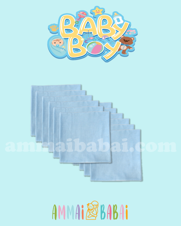 butterfly blue collection nappies set