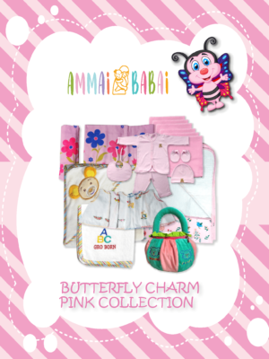 butterfly pink collection charm pack