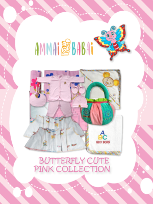 butterfly pink collection cute pack