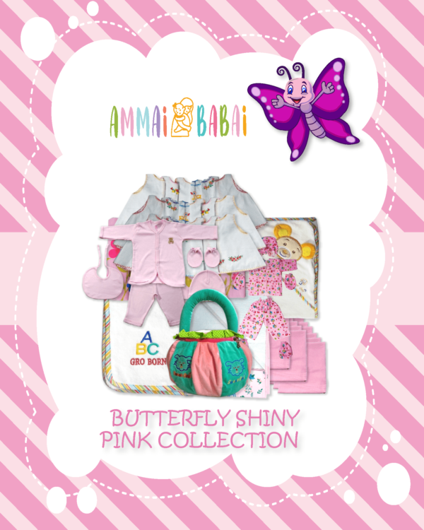 butterfly pink collection shiny pack