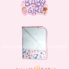 butterfly pink collection water proof cot sheet