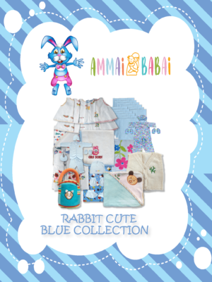 rabbit blue cute collection