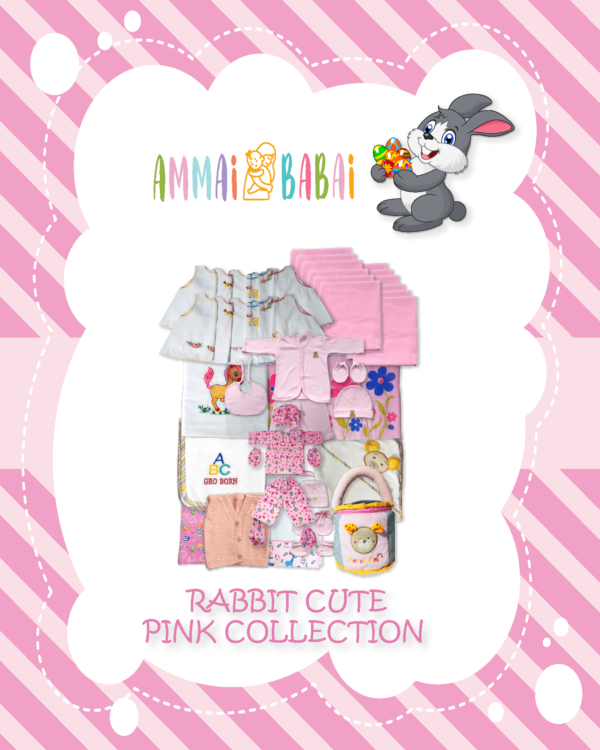 rabbit pink collection cute