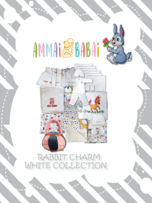 rabbit white charm collection