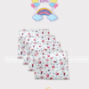 rabbit white cute panel sheet set